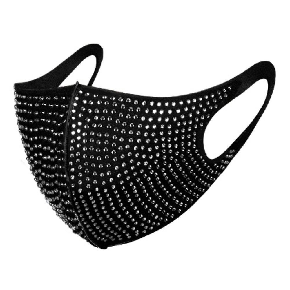 Fashion Mask with clear studs